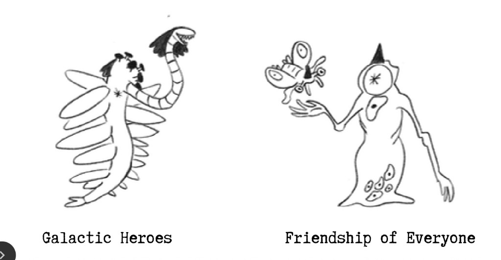 Alien species sketches